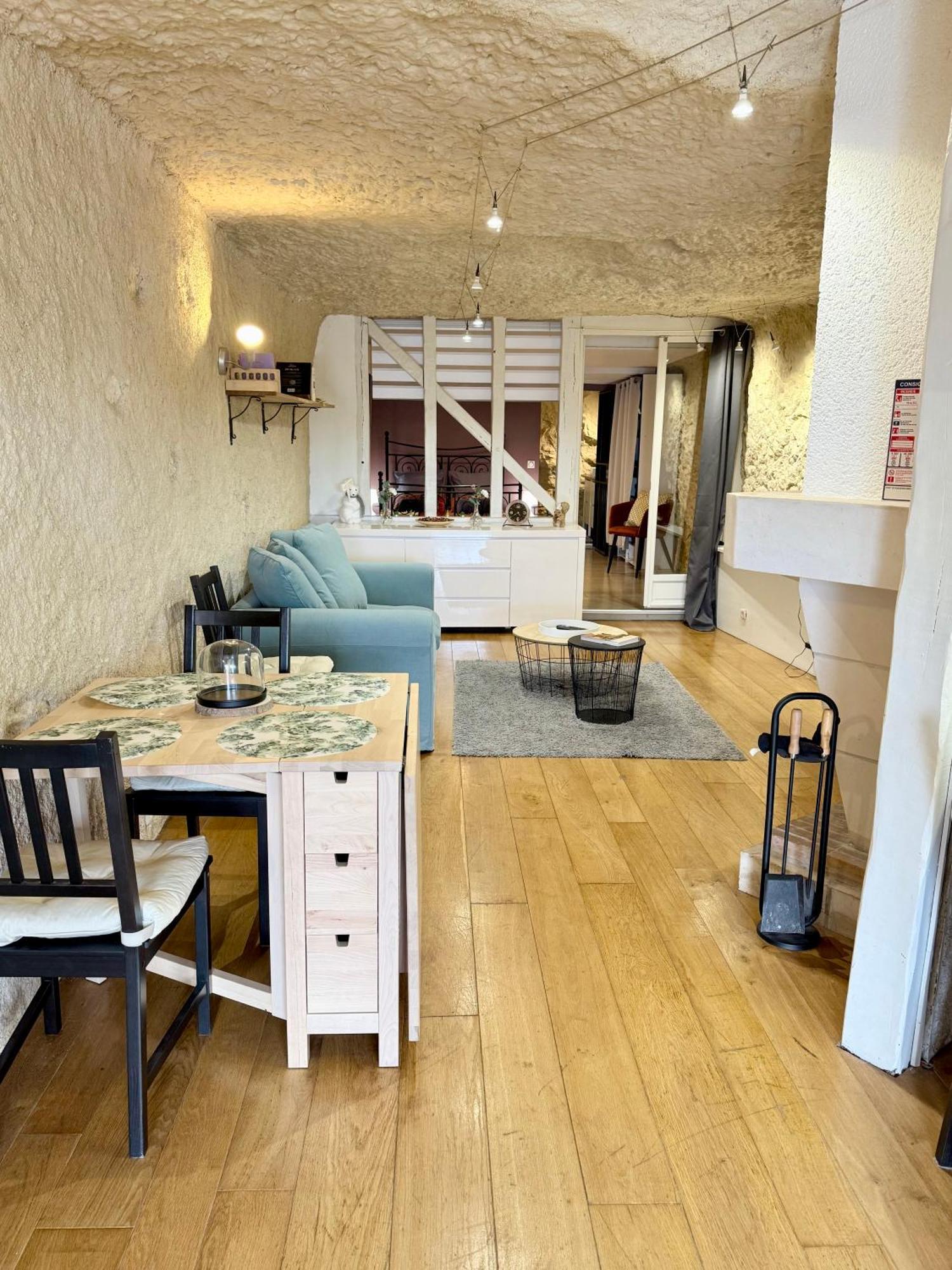 Troglodyte Du Petit Coteau Apartman Vouvray Kültér fotó