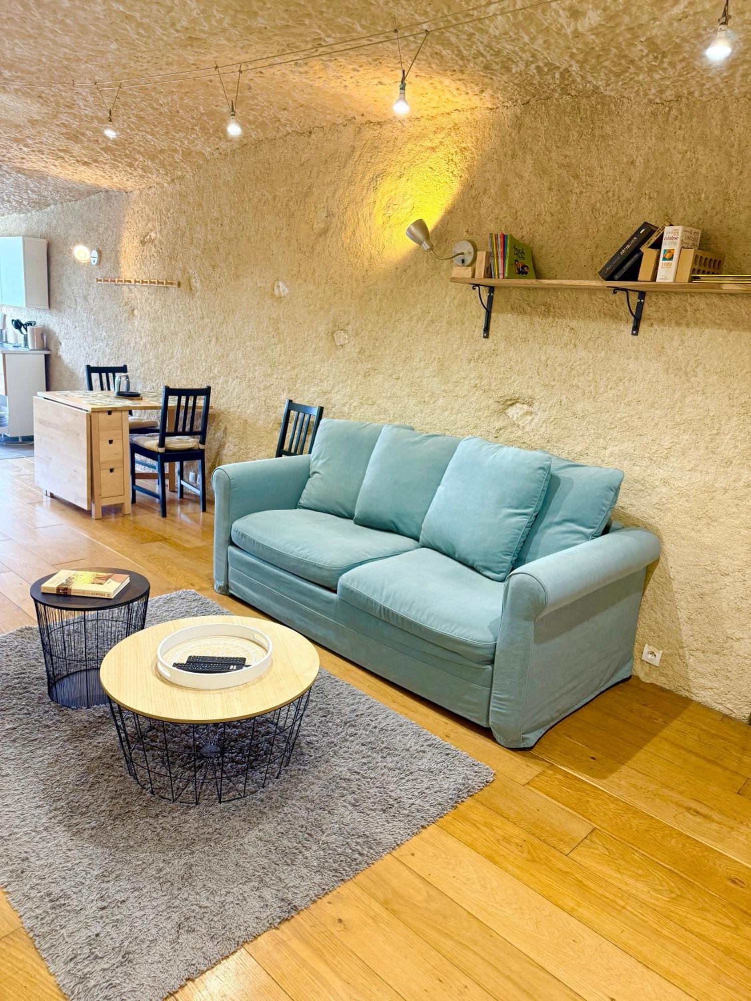 Troglodyte Du Petit Coteau Apartman Vouvray Kültér fotó